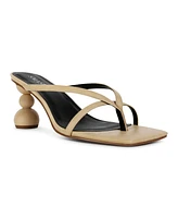 Smash Shoes Women's Bailey Sculptural Heel Sandals - Extended Sizes 10-14