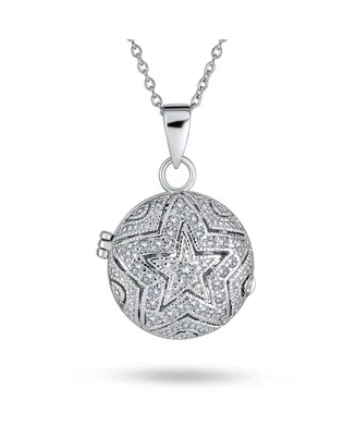 Bling Jewelry Filigree Star Round Circle Aromatherapy Essential Oil Perfume Diffuser Keepsake Photo Heart Shape Locket Pendant Necklace Sterling Silve