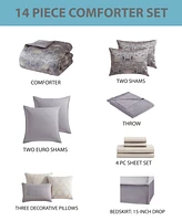 Hallmart Collectibles Vivica 14-Pc. Comforter Set, Queen