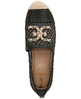 Sam Edelman Women's Khiara Emblem Embellished Espadrille Flats