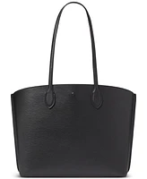 kate spade new york Suite Large Crossgrain Leather Work Tote