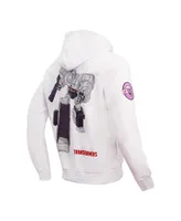 Men's and Women's Freeze Max White Transformers No Mercy Pullover Hoodie