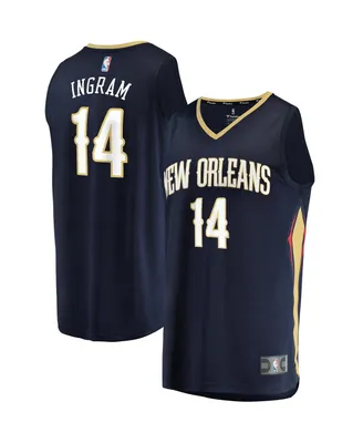 Men's Fanatics Brandon Ingram Navy New Orleans Pelicans Fast Break Replica Jersey - Icon Edition