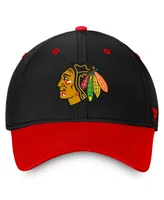 Men's Fanatics Black, Red Chicago Blackhawks Authentic Pro Rink Two-Tone Flex Hat