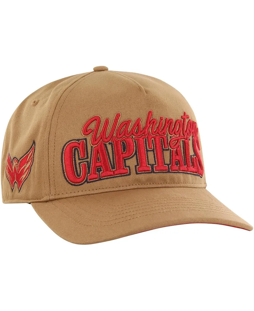 Men's '47 Brand Tan Washington Capitals Barnes Hitch Adjustable Hat