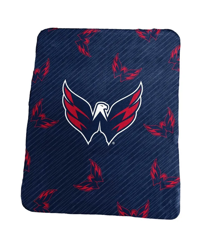 Washington Capitals 50" x 60" Repeating Logo Classic Plush Throw Blanket