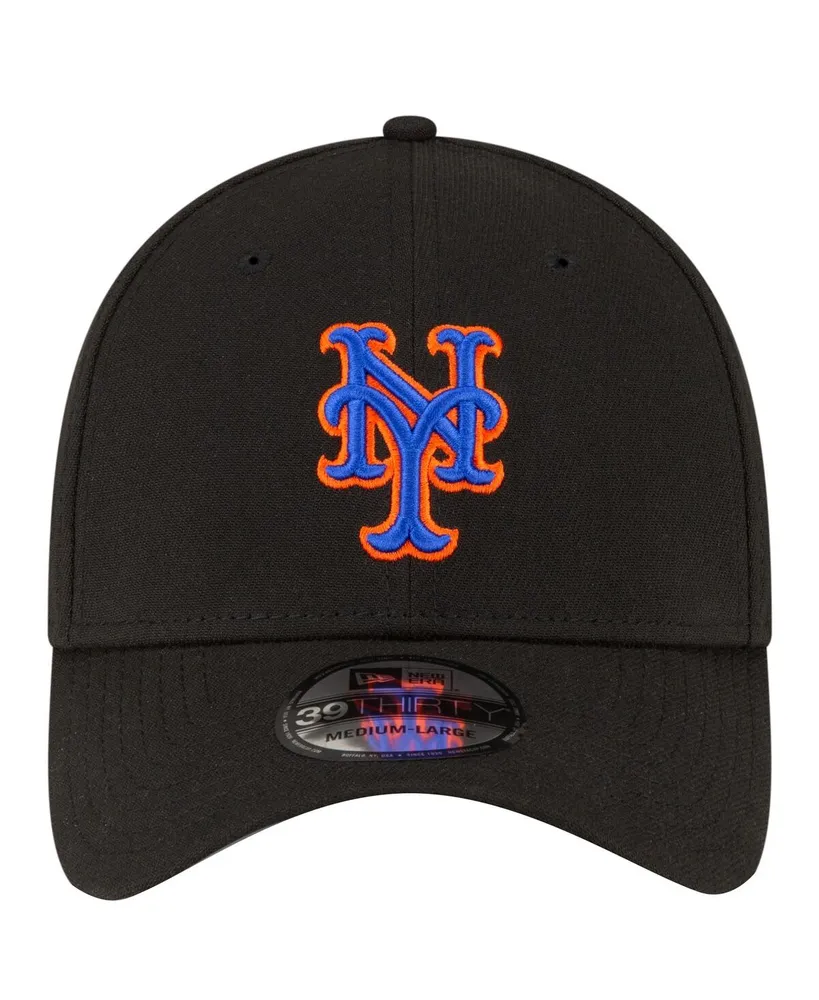 Men's New Era Black New York Mets Alternate Team Classic 39THIRTY Flex Hat