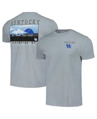 Men's Gray Kentucky Wildcats Campus Scene Comfort Colors T-shirt
