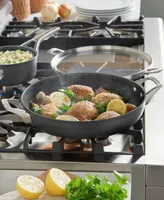 Calphalon Premier Space-Saving Hard-Anodized Aluminum Nonstick 12" Everyday Pan with Lid