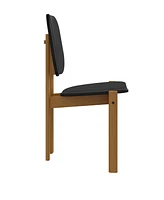 Manhattan Comfort Gales -Piece Mdf Dining Chair With Solid Wood Legs