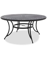 Wythburn Mix and Match 60" Round Cast Aluminum Outdoor Dining Table