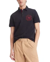 Tommy Hilfiger Men's Regular-Fit Heritage Logo Embroidered Pique Polo Shirt