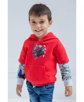 Marvel Spider-Man Fleece Hang down Hoodie Toddler |Child Boys