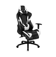 Z300 Gaming Racing Office Ergonomic Pc Chair With Reclining Back And Footrest