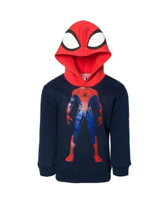 Marvel Avengers Spiderman Boys Fleece Cosplay Pullover Hoodie Toddler |Child