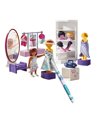 Playmobil Color with Crayola - Fashion Design Set