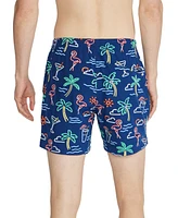 Chubbies Men's The Neon Lights Quick-Dry 5-1/2" Swim Trunks