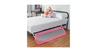 59 Inch Breathable Baby Children Toddlers Bed Rail-Pink
