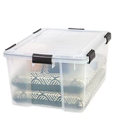 Iris 62 Quart WeatherPro Storage Box, Clear