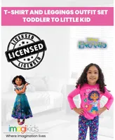 Disney Encanto Mirabel Girls T-Shirt and Leggings Outfit Set Toddler to Little Kid