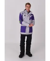 Men's After party Jacket Grey & Purple