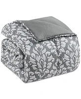 Keeco Brushed Damask 3-Pc. Comforter Set