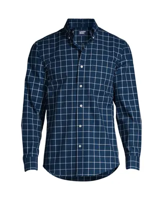 Lands' End Men's Tall Traditional Fit No Iron Twill Shirt