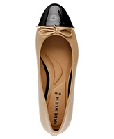 Anne Klein Women's Luci Cap Toe Ballet Flats