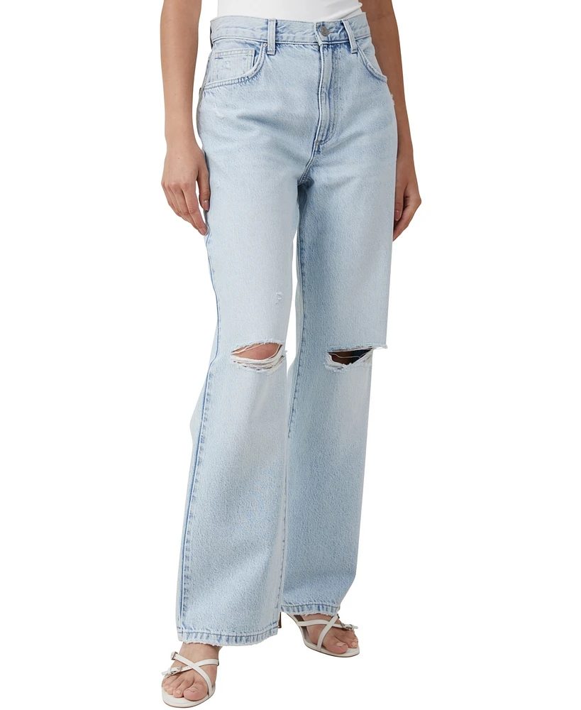 Cotton On Women's Loose Straight Jean