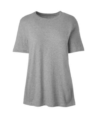 Lands' End Women's School Uniform Tall Short Sleeve Feminine Fit Essential T-shirt