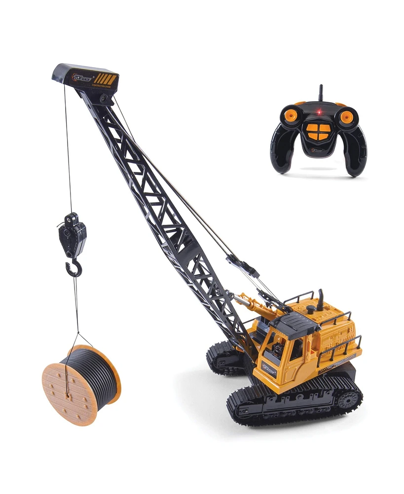 Remote Control Crane Truck with Lights and Sounds