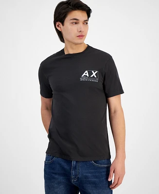 A|X Armani Exchange Men's Sun-Faded Logo T-Shirt, Created for Macy's