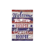 Farmhouse Home Sweet Home Garden Suede Flag