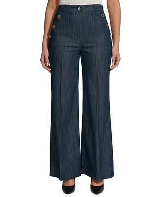 Tommy Hilfiger Women's Dressy Denim Sailor Pants