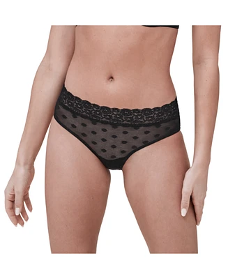 Women's Dare Dot Mesh Lace Hipster