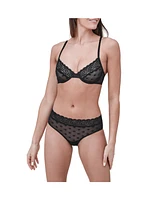 Women's Dare Dot Mesh Lace Hipster