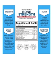 Bone Strength Supplement with Calcium + D3, K2 & Magnesium 120ct