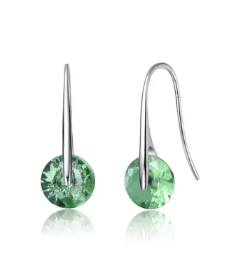 Stylish Modernized Solitaire Drop Earrings