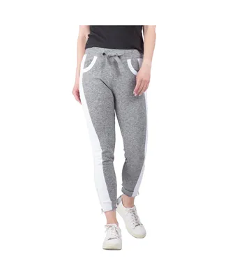 Women's French Terry Contrast Panel Jogger Pants