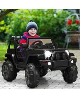 12V Electric Ride On Truck with Parental Remote Control and Led Lights