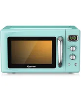 0.9 Cu.ft Retro Countertop Compact Microwave Oven