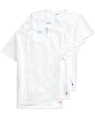 Polo Ralph Lauren Men's 3-Pack Slim-Fit Classic Cotton Crew Undershirts