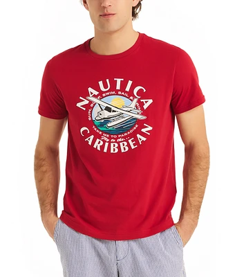 Nautica Men's Classic-Fit Caribbean Graphic T-Shirt