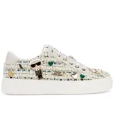 Karl Lagerfeld Paris Cate Pins Lace Up Sneakers