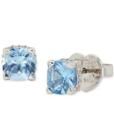 Kate Spade New York Little Luxuries Pave & Crystal Square Stud Earrings