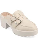 Journee Collection Women's Brydie Platform Mules