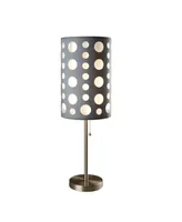 Streamdale Furniture 30" H Grey/White Retro Table Lamp