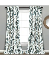 Devonia Allover Light Filtering Window Curtain Panels