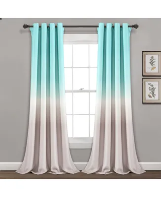 Umbre Fiesta Light Filtering Window Curtain Panels