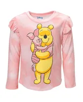 Disney Baby Girls Winnie the Pooh Pullover Fleece Sweatshirt and Leggings Outfit Set to